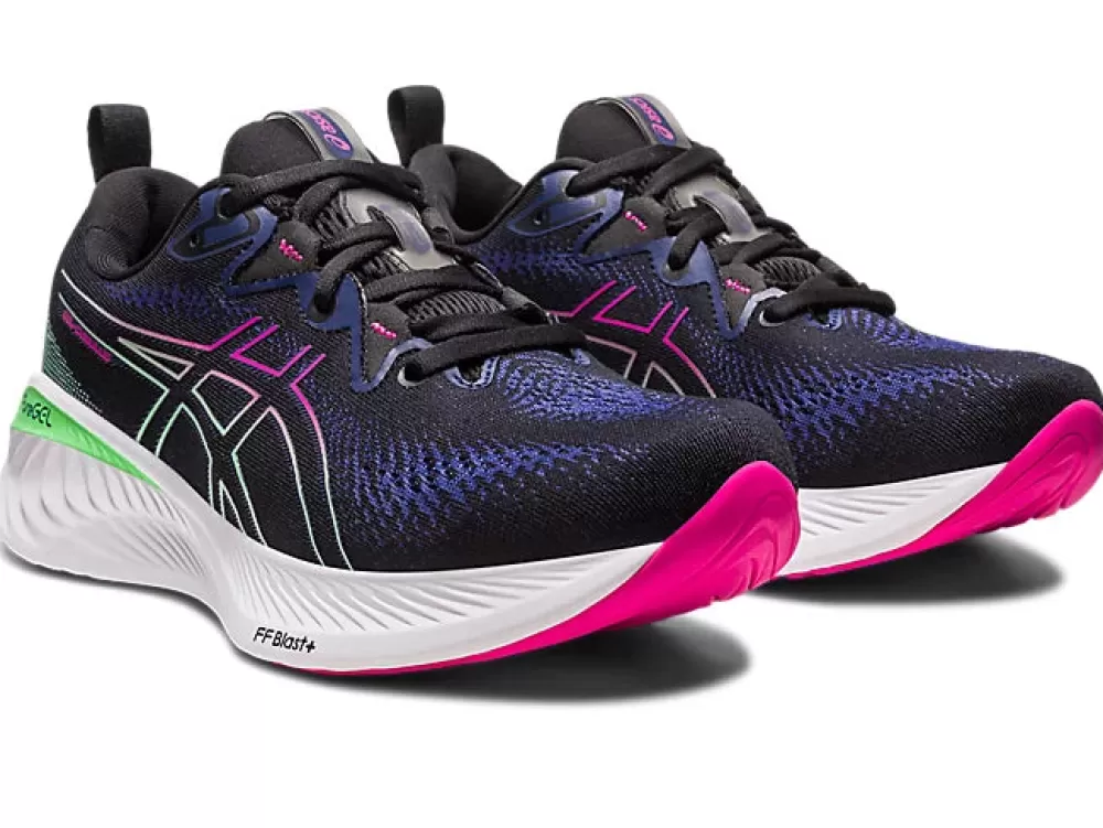 Running^Asics GEL-Cumulus 25 Womens Black/Pink Rave