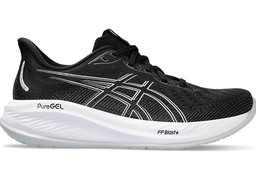 Running^Asics GEL-Cumulus 26 Womens (2A Narrow) Black/Concrete