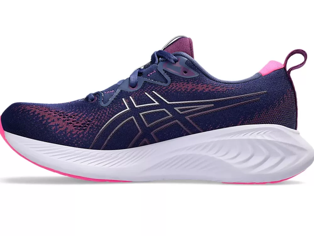 Running^Asics GEL-Cumulus 25 Womens (D Wide) Deep Ocean/Lilac Hint