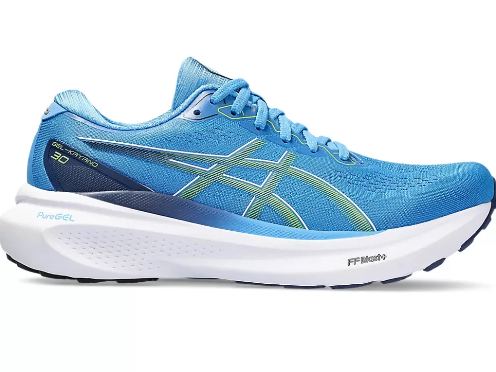 Running^Asics GEL-Kayano 30 Mens Waterscape/Electric Lime