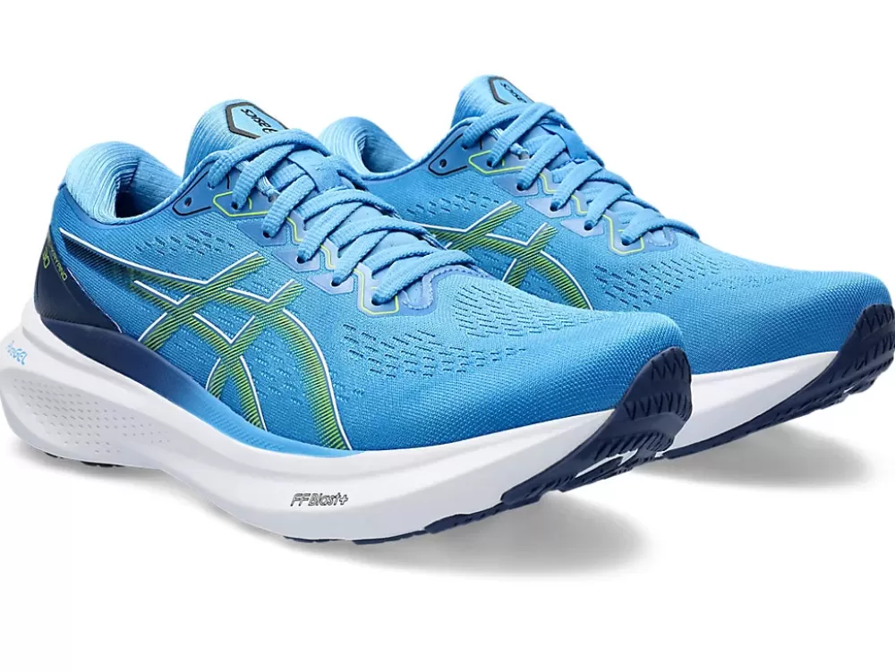 Running^Asics GEL-Kayano 30 Mens Waterscape/Electric Lime