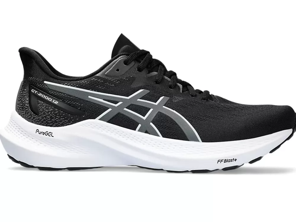 Running^Asics GT-2000 12 Womens (2A Narrow) Black/Carrier Grey