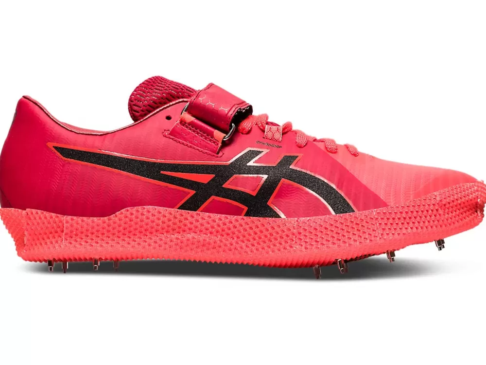 Field^Asics High Jump Pro 2 (Left) Sunrise Red/Black