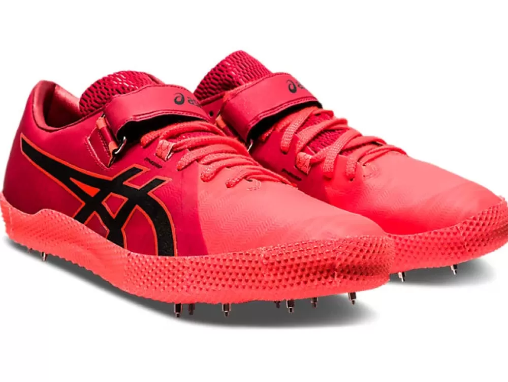 Field^Asics High Jump Pro 2 (Left) Sunrise Red/Black