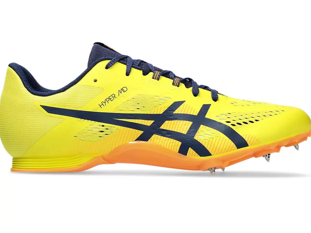 Track^Asics Hyper MD 8 Bright Yellow/Blue Expanse