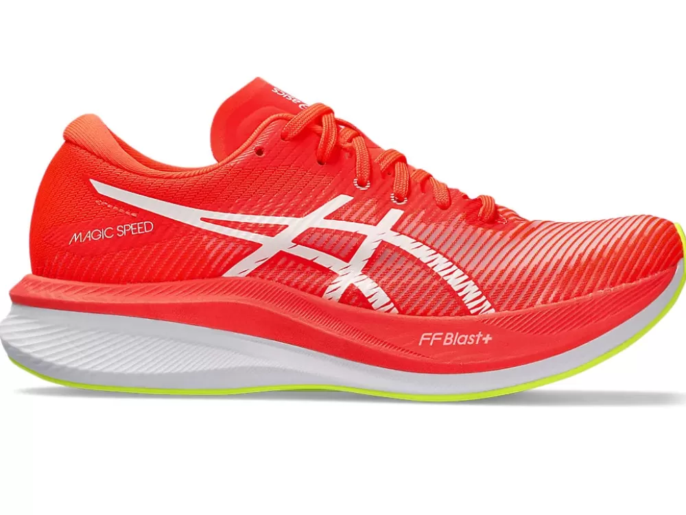 Racing | Running^Asics Magic Speed 3 Womens Sunrise Red/White