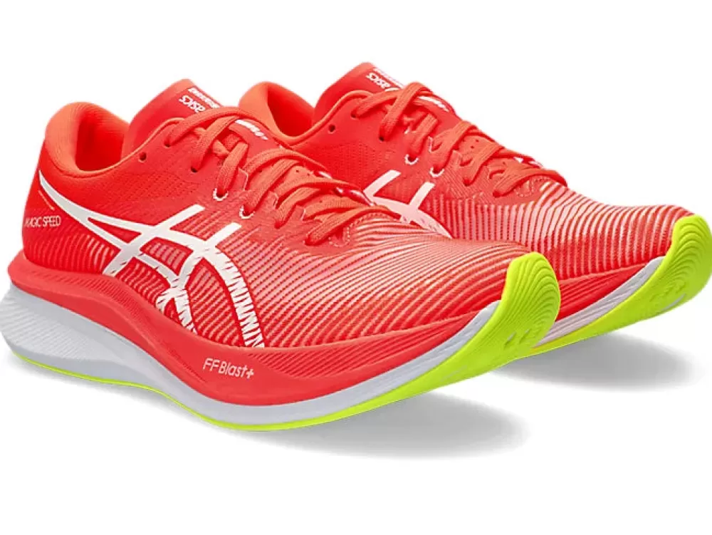 Racing | Running^Asics Magic Speed 3 Womens Sunrise Red/White