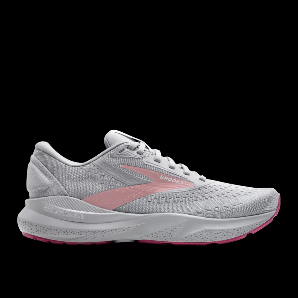 Running^Brooks Adrenaline GTS 24 Womens (2A Narrow) ALLOY/WHITE/ZEPHYR