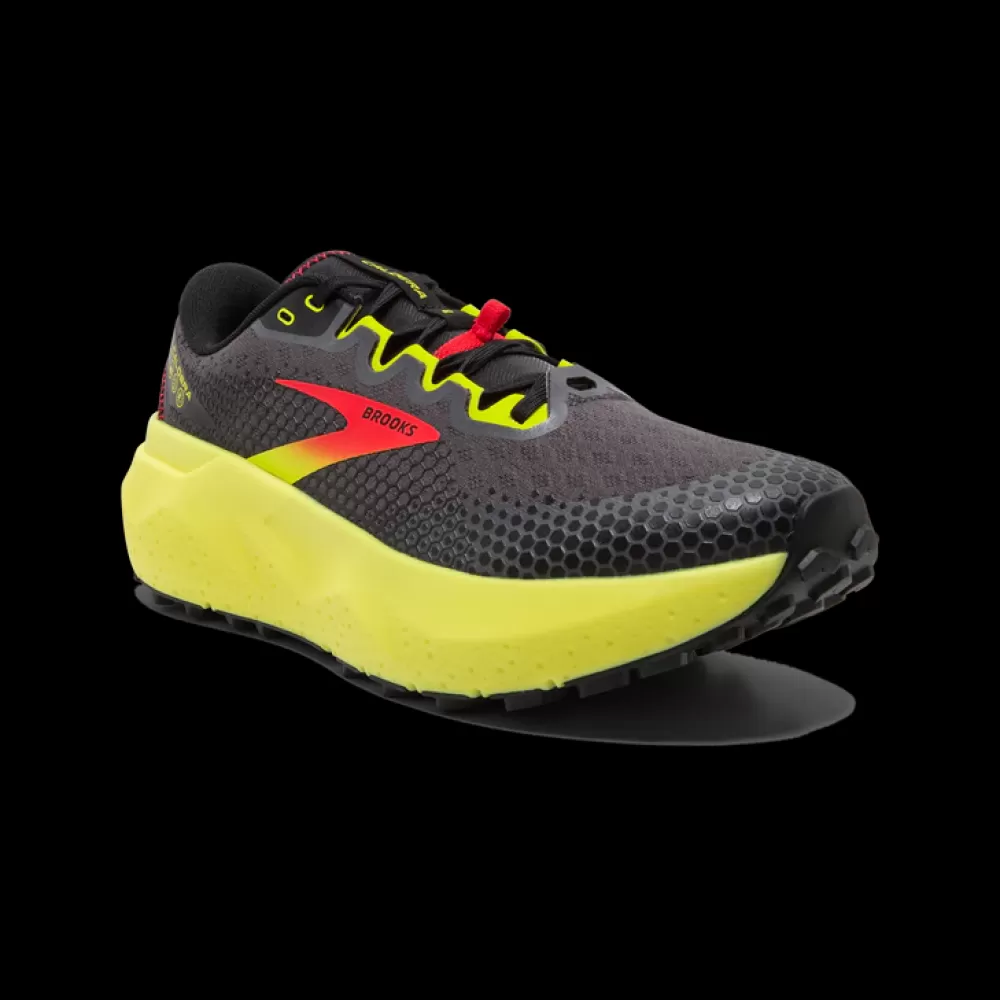 Trail | Running^Brooks Caldera 6 Mens Black/Fiery Red/Blazing Yellow