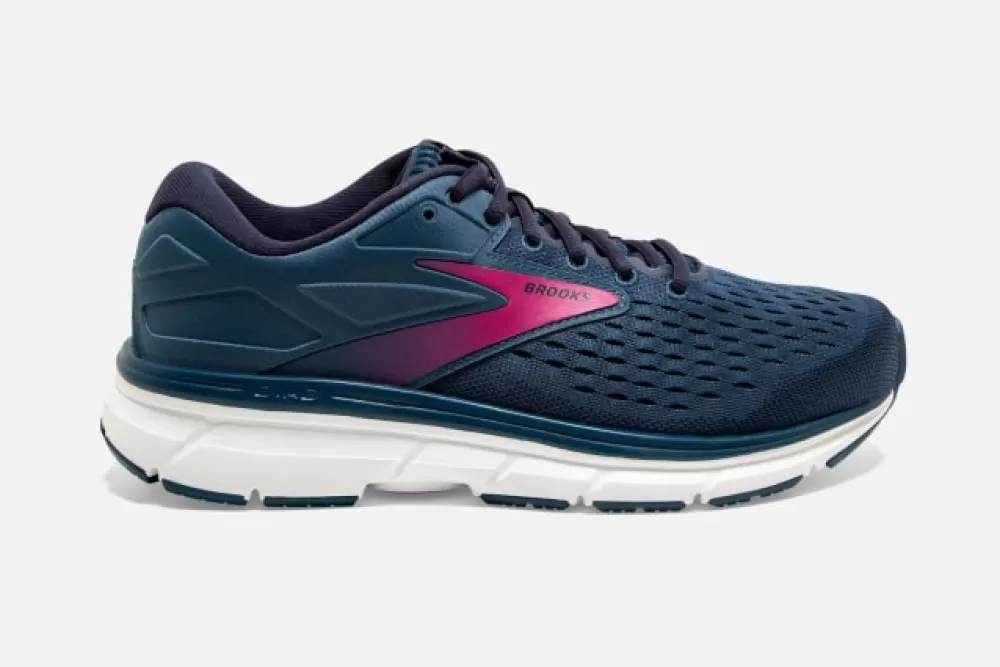 Running^Brooks Dyad 11 Womens BLUE/NAVY/BEETROOT