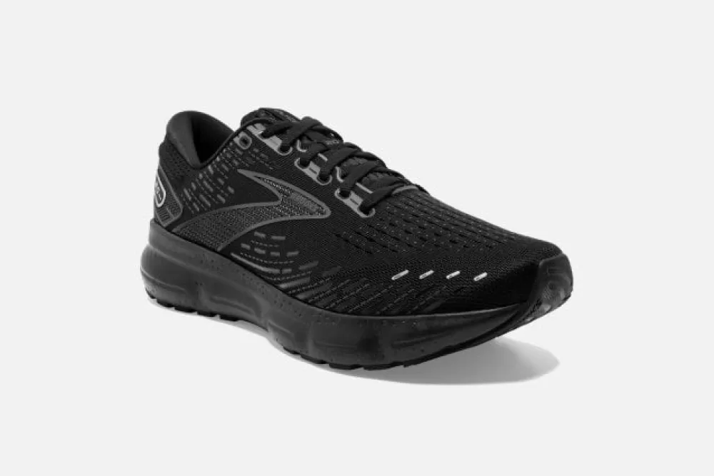 Running^Brooks Glycerin 20 Mens (2E Wide) BLACK/BLACK/EBONY