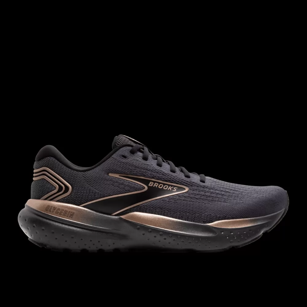 Running^Brooks Glycerin 21 Womens EBONY/BLACK/TAUPE