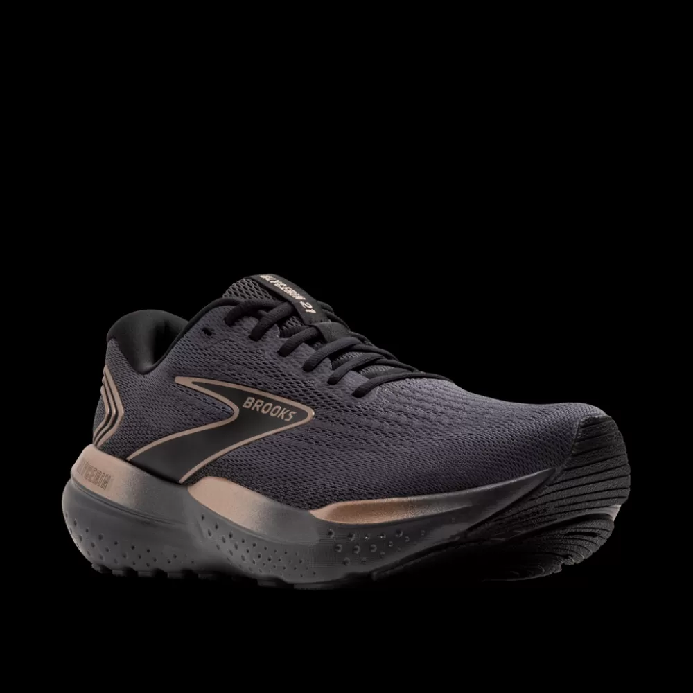 Running^Brooks Glycerin 21 Womens EBONY/BLACK/TAUPE