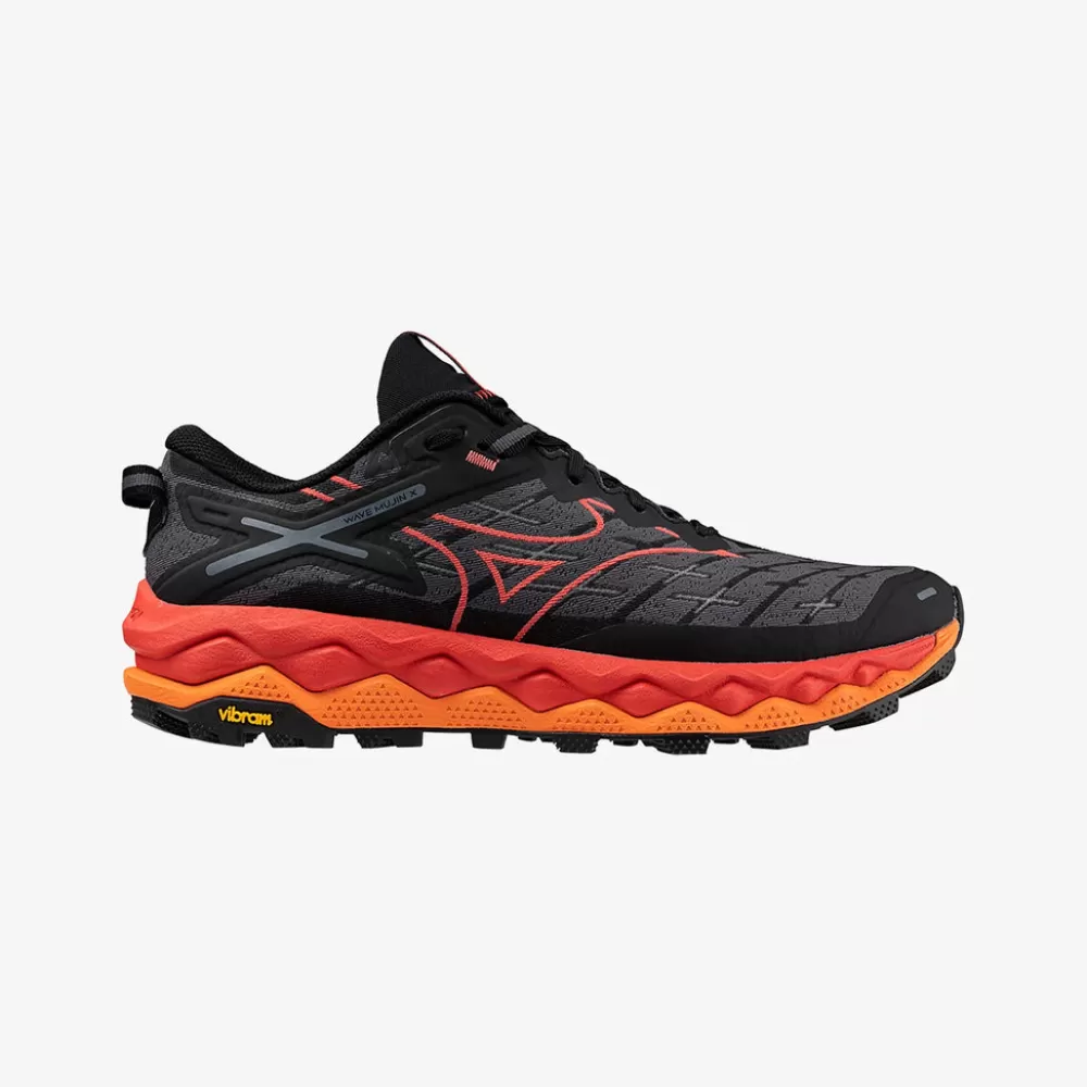 Trail | Running^Mizuno Wave Mujin 10 Mens Black Nasturtium