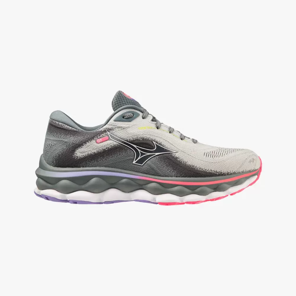 Running^Mizuno Wave Sky 7 Womens Pearl Blue