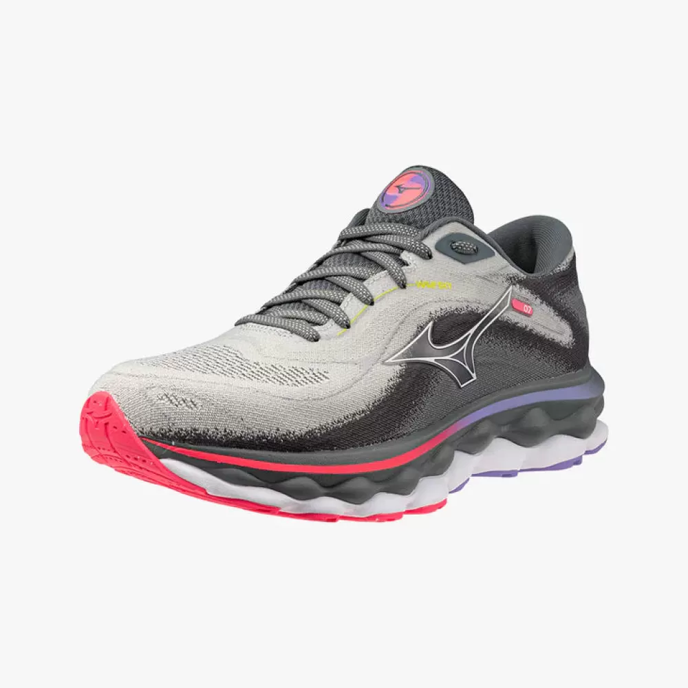 Running^Mizuno Wave Sky 7 Womens Pearl Blue