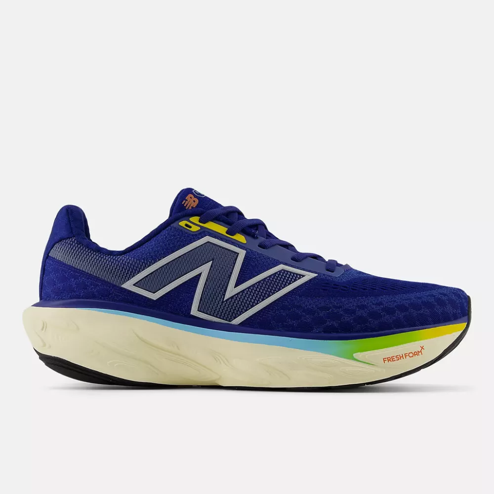 Running^New Balance Fresh Foam X 1080 v14 Mens Inkwell with Silver Metallic and Ginger Lemon