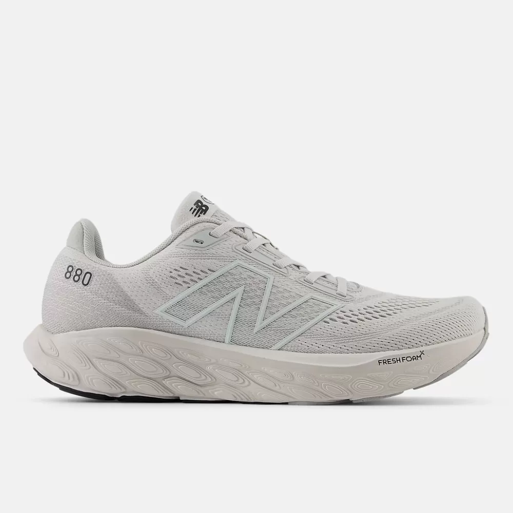 Running^New Balance Fresh Foam X 880v14 Mens Grey Matter with Raincloud and Reflection