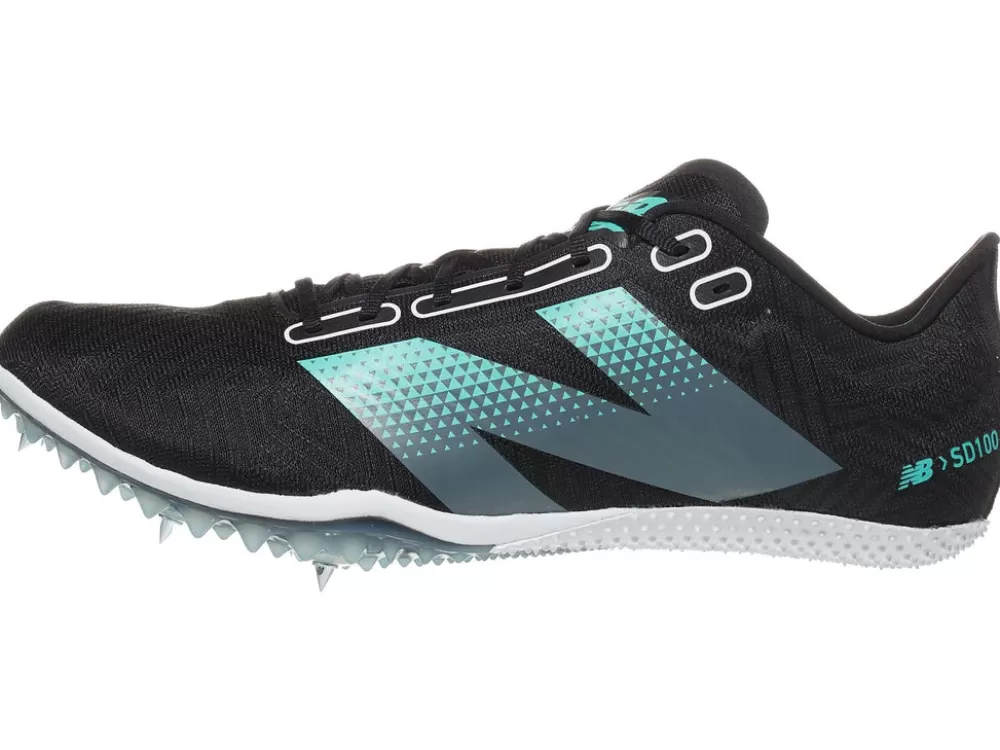 Track^New Balance FuelCell SD100v5 Mens Black/Cyber Jade