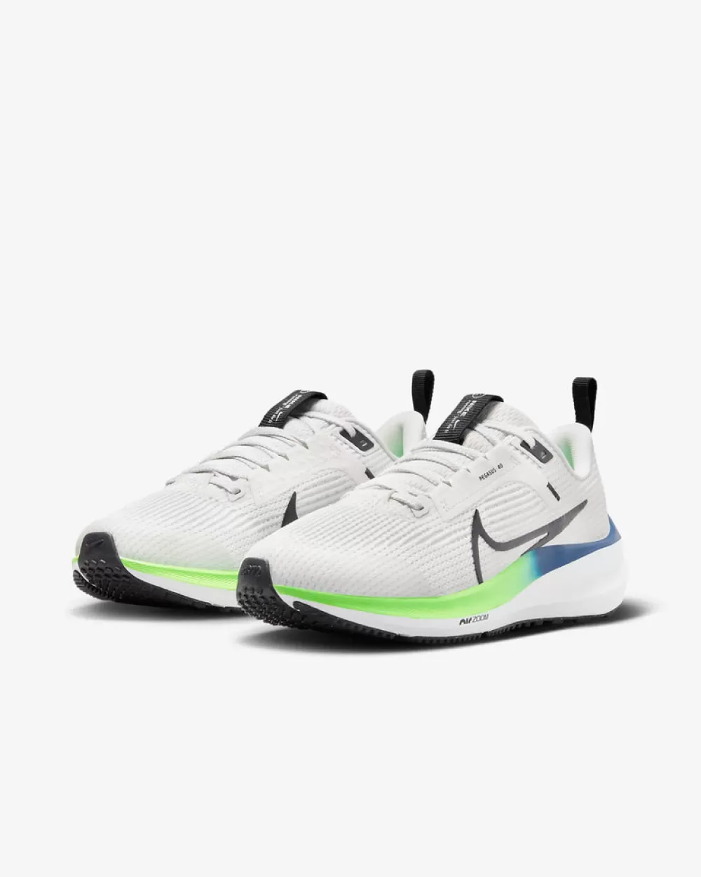 Kids | Running^Nike Pegasus 40 Kids Platinum Tint/White/Green Strike/Black