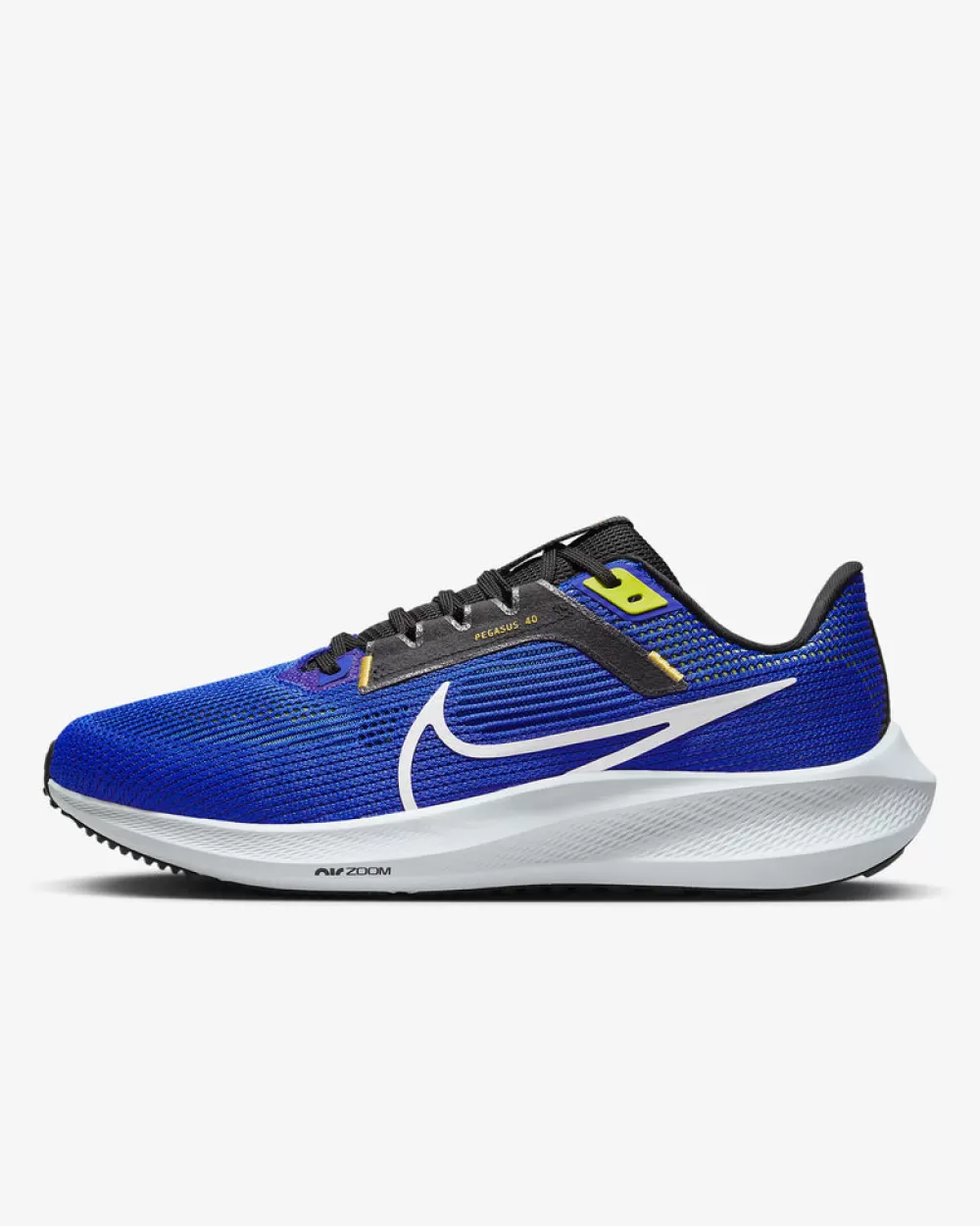 Running^Nike Pegasus 40 Mens (Wide) Racer Blue/Black/Sundial/White