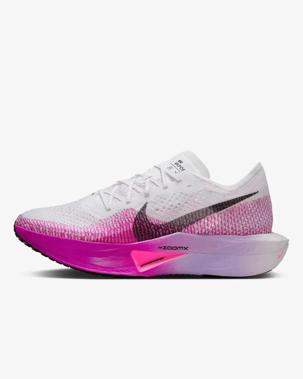 Racing^Nike Vaporfly 3 Mens White/Vivid Purple/Purple Agate/Black