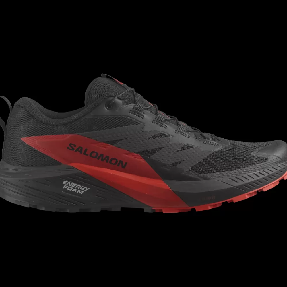 Trail | Running^Salomon Sense Ride 5 Mens Black/Fiery Red/Black