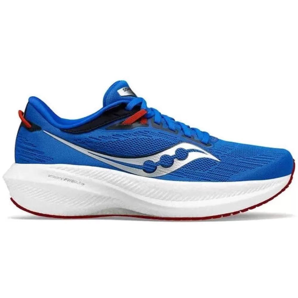 Running^Saucony Triumph 21 Mens Cobalt/Silver