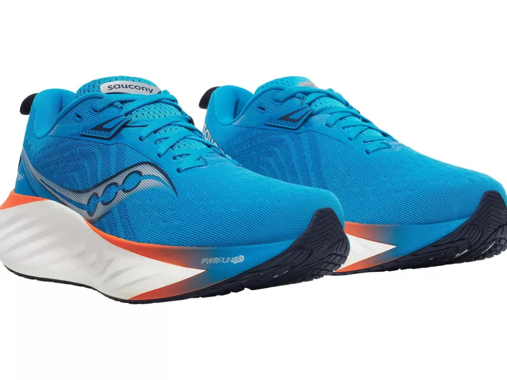 Running^Saucony Triumph 22 Mens Viziblue/Pepper