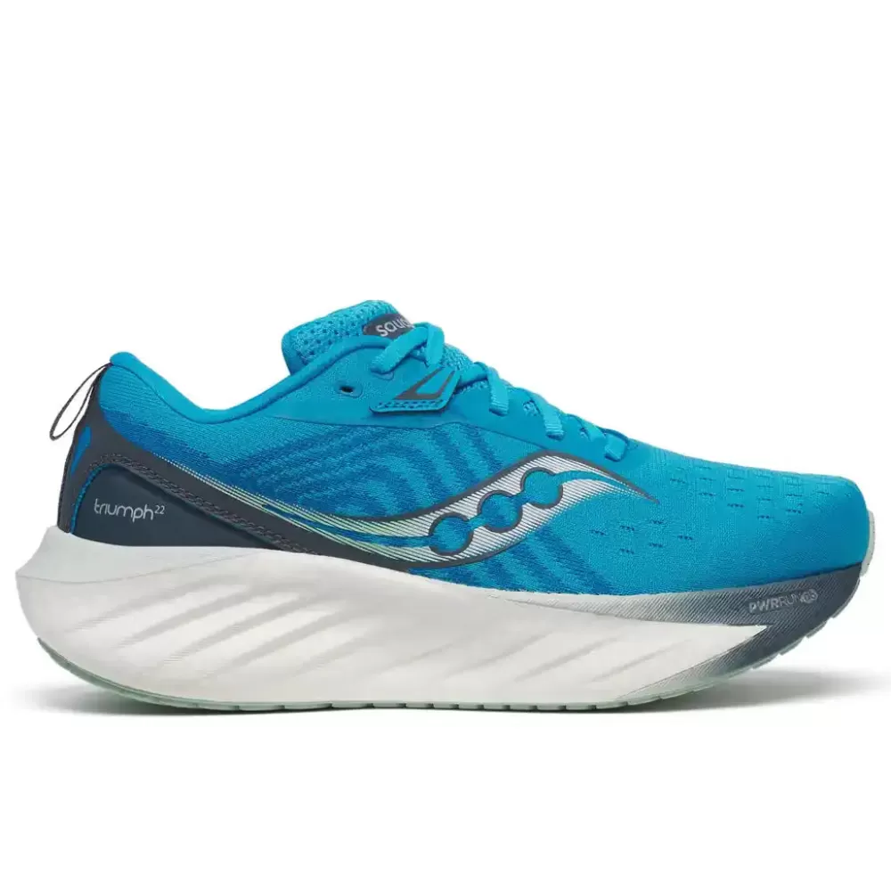 Running^Saucony Triumph 22 Womens Viziblue/Dusk