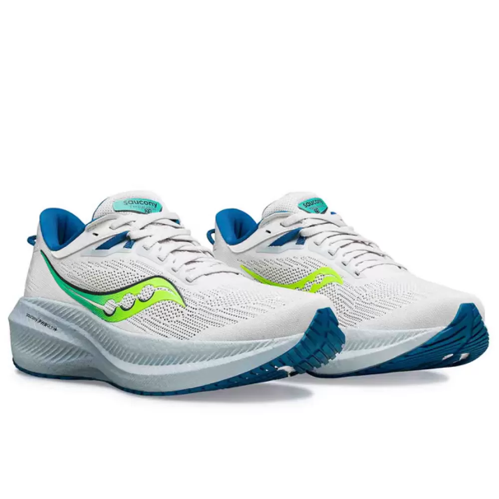 Running^Saucony Triumph 21 Womens Fog/Mint